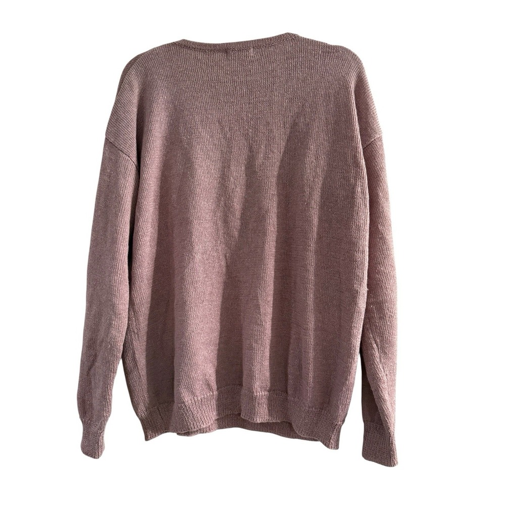 Simply Southern Women's Sweater Cowgirl Size Large Mauve Glitter - Picture 2 of 4